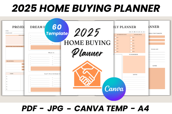 Download 2025 Home Buying Planner Canva Template - Canva Collection