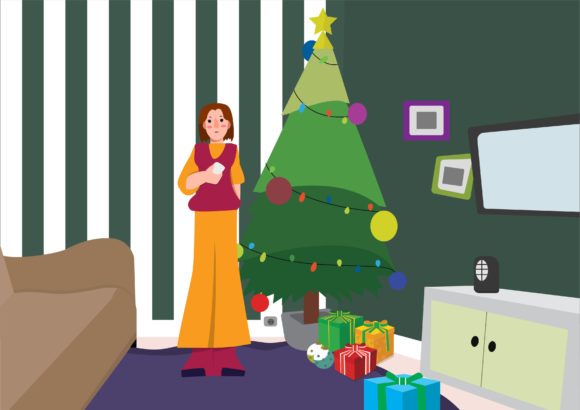 Download Illustration Busy People in Winter #369 - Premium Resources