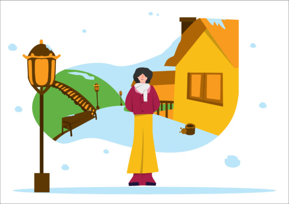 Download Busy Winter Illustration #369 - Premium Resources