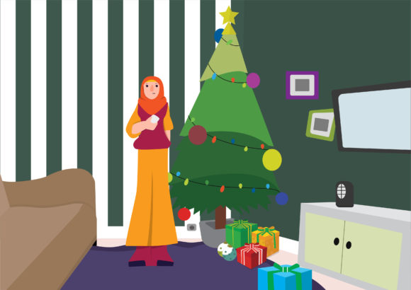 Download Illustration of Activities in Snow #369 - Premium Resources