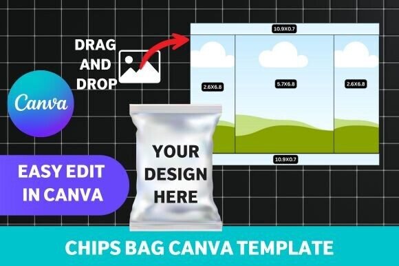 Download Chips Bag Canva Template - Canva Collection