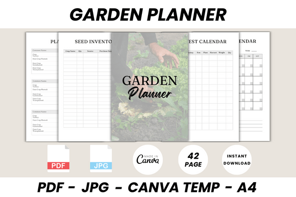 Download Garden Planner Canva Template - Canva Collection