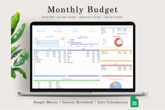 Download Monthly Budget Google Sheets - Sheets Collection