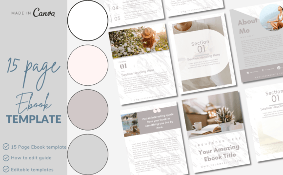 Download Canva Online Course Workbook Templates - Canva Collection