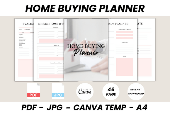Download Home Buying Planner Canva Template - Canva Collection