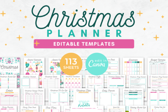 Download Christmas Planner Canva Templates - Canva Collection